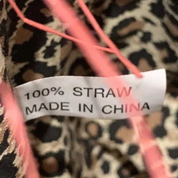 Sondra Roberts Coral Straw Woven Wood Ring Handle Beach Bag with Fringes - Picture 16 of 16